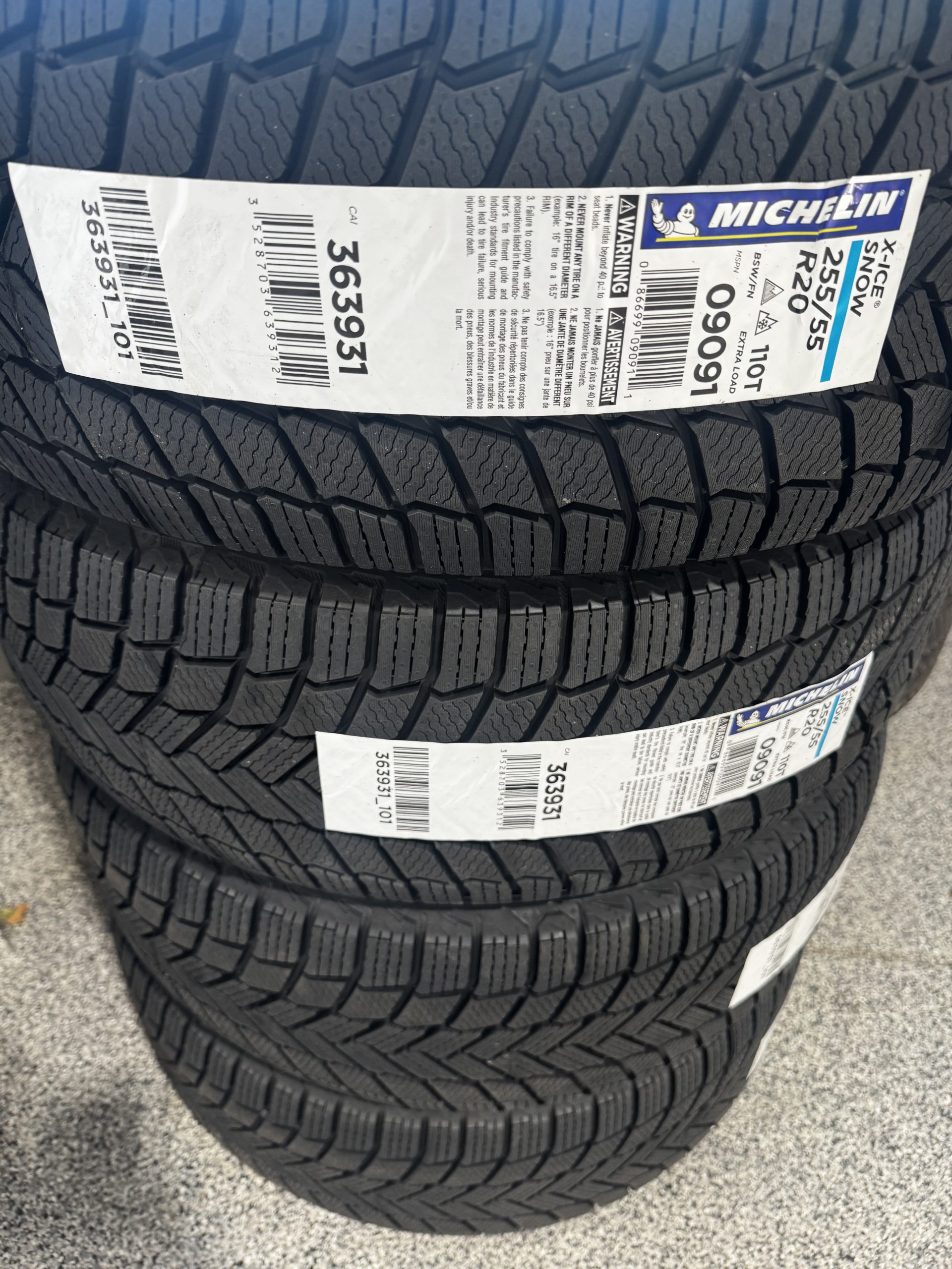 MICHELIN X ICE Snow Tires New