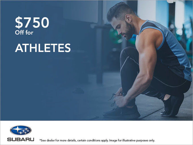 $750 OFF FOR ATHLETES