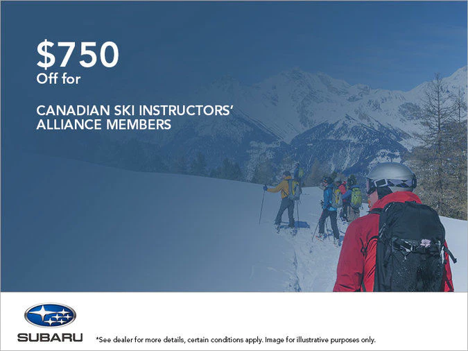 $750 OFF FOR CANADIAN SKI INSTRUCTORS’ ALLIANCE MEMBERS