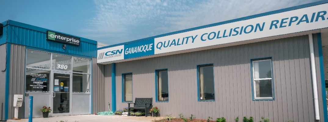 The Gananoque Chevrolet certified repair center.