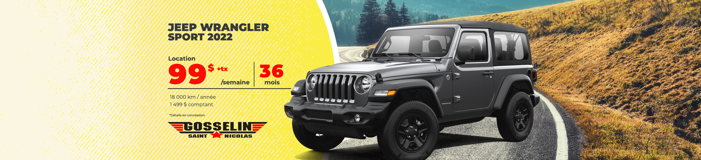 Jeep Wrangler unlimited Sahara 2022 avec paiement par semaine