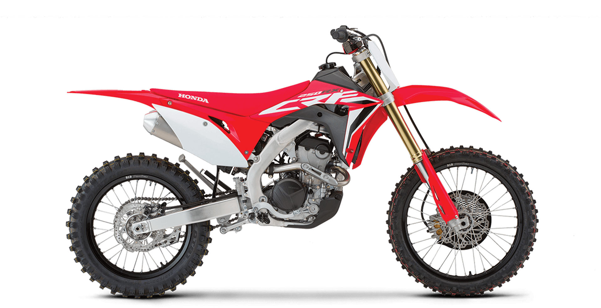 Side view of CRF250RX