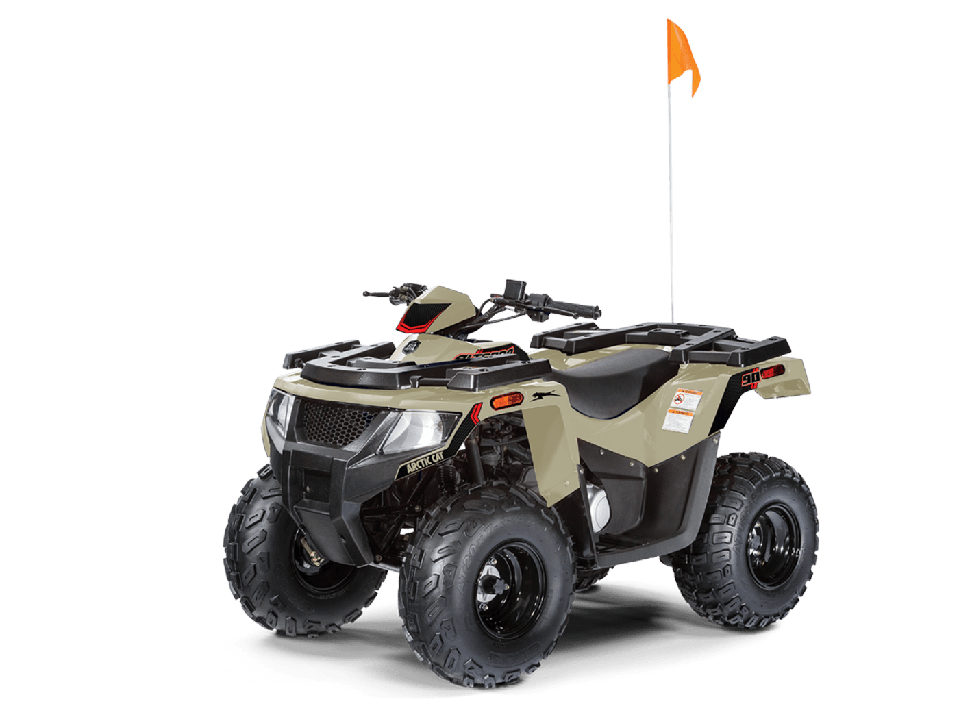 Front side view of Alterra 90 in tan