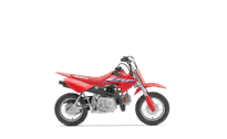 Side view of CRF50F dirt bike