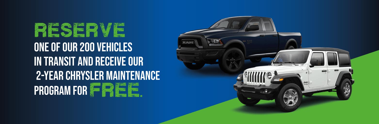 2 year Chrysler Maintenance program