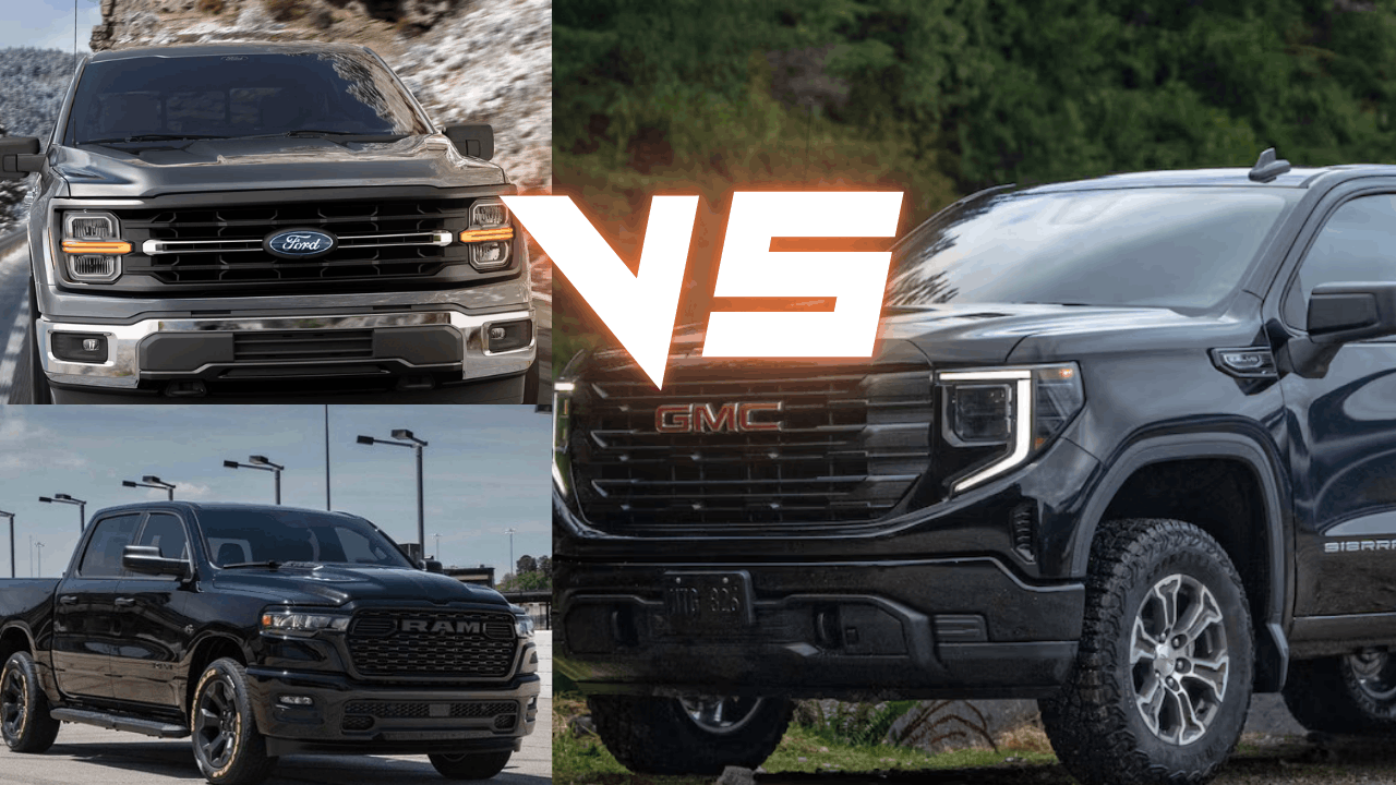 2026 GMC Sierra 1500 Pro Graphite vs. 2026 Ford F-150 XL vs. 2026 Ram Express