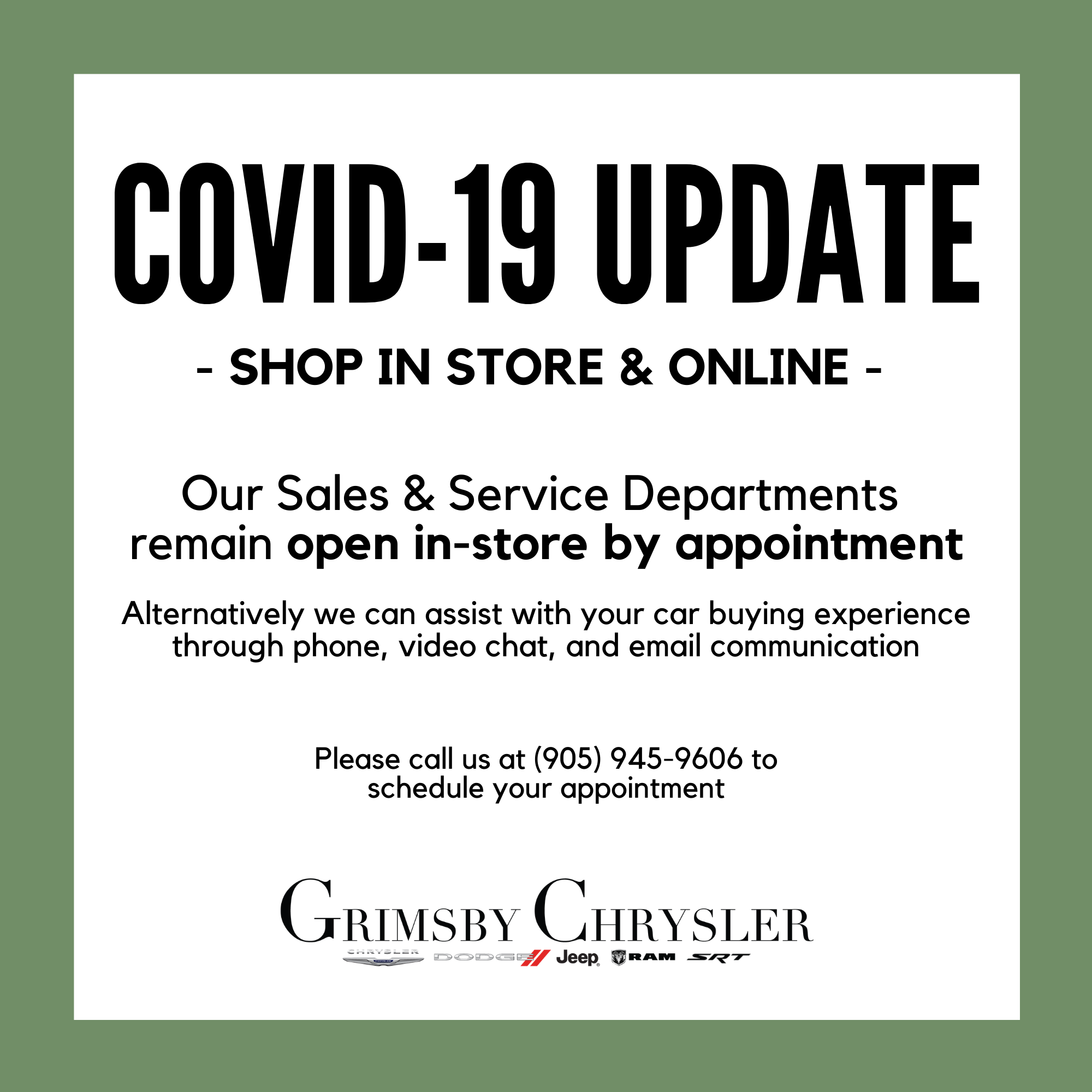 Grimsby Chrysler Dodge Jeep New & Used Dealer in Ontario