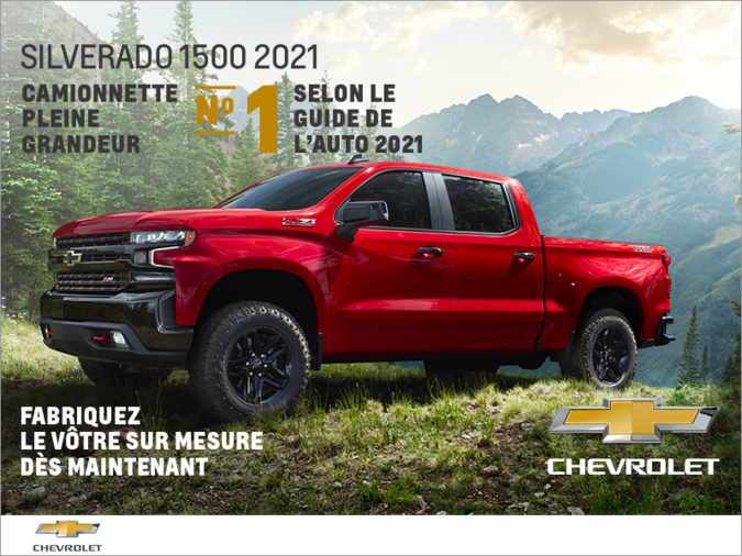 Procurez-vous le Chevrolet Silverado 2021! Procurez-vous le Chevrolet Silverado 2021!