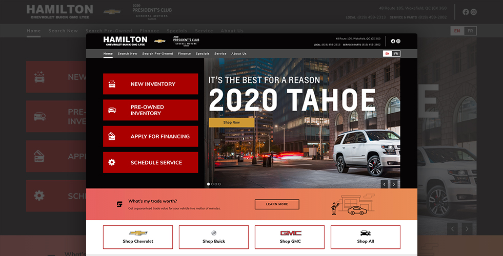 Hamilton Chevrolet Buick GMC New & Used Vehicle Dealership in ON