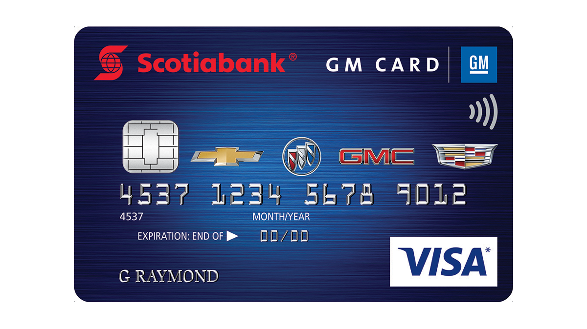 SCOTIABANK GMvisa card
