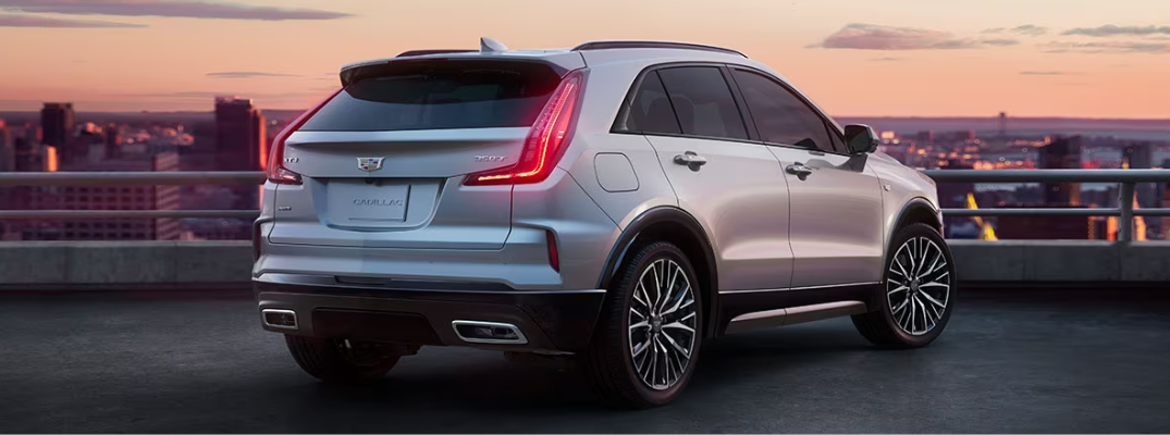 Rear view of the 2024 Cadillac XT4