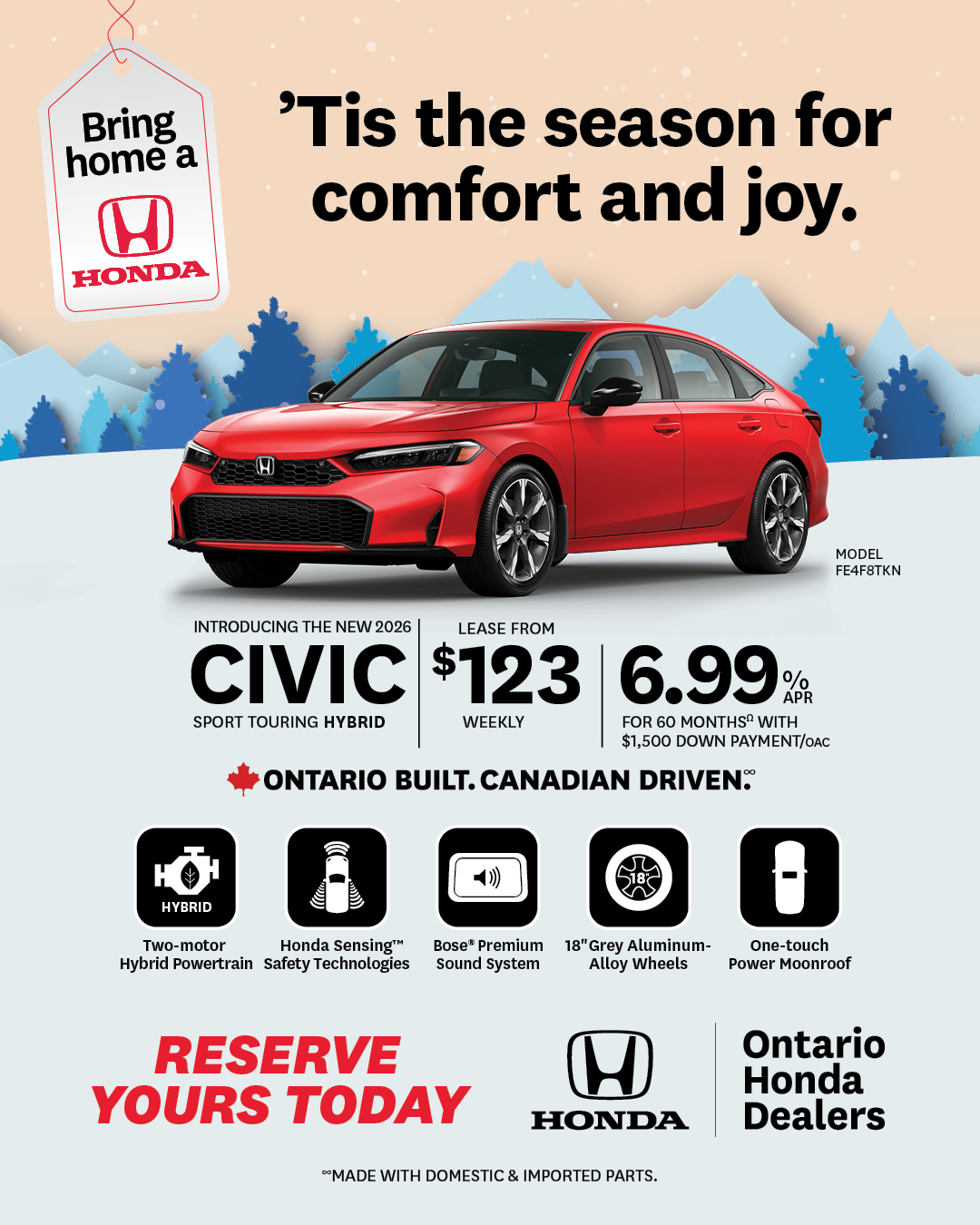 2026 Civic Sport Touring Hybrid