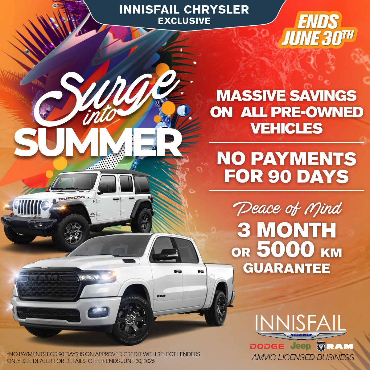 NO Payments for 90 days on PRE-OWNED Vehicles!