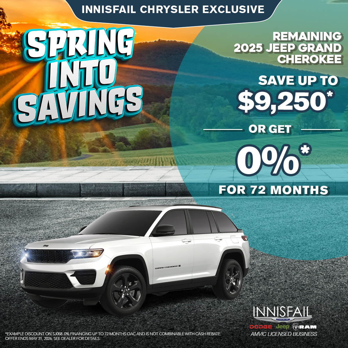 Save up to $9,250* on a 2025 JEEP Grand Cherokee!