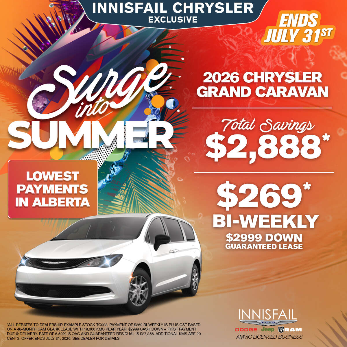 2026 Chrysler Grand Caravan for Only $269* Bi-Weekly!