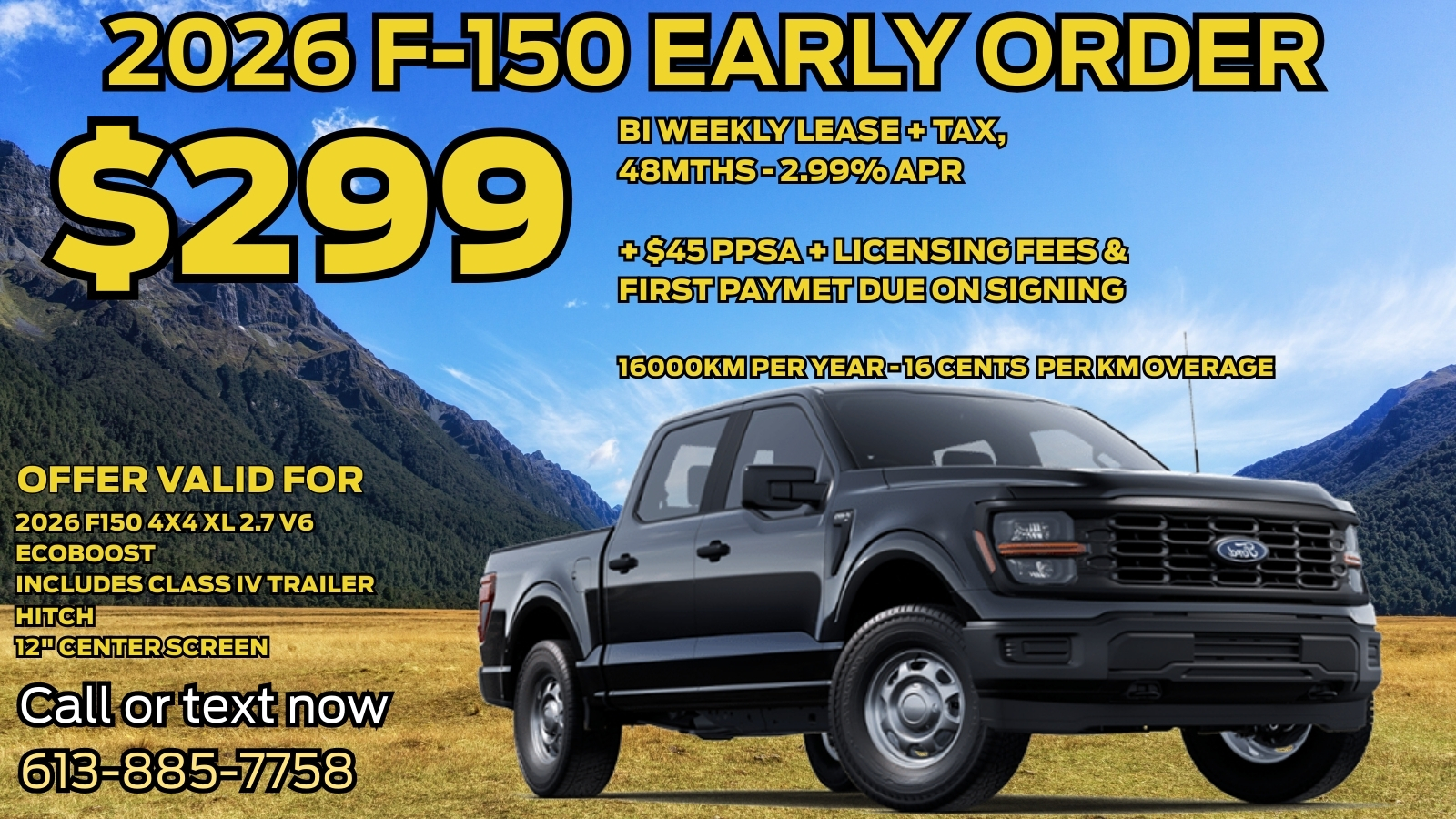 2026 F-150 Early Order