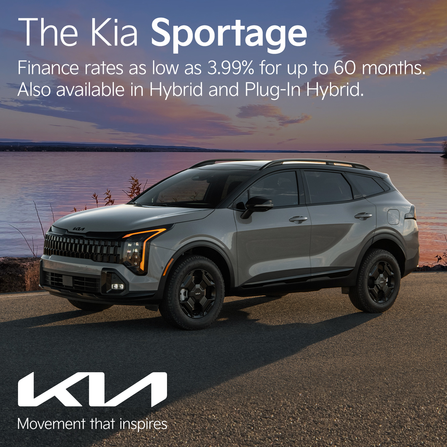 Experience the Kia Sportage! Finance rates as low as 3.99% for up to 60 months!!!! Also available in Hybrid and Plug-in Hybrid!!!! -See dealer for more details at 880-8th Street, Northshore!