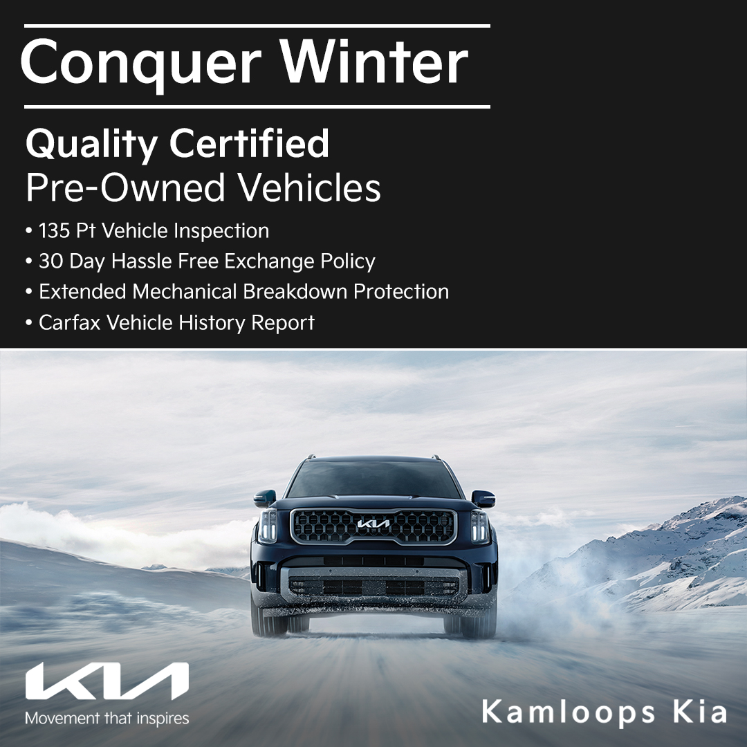 Certified Pre-owned Kia Vehicles in Kamloops