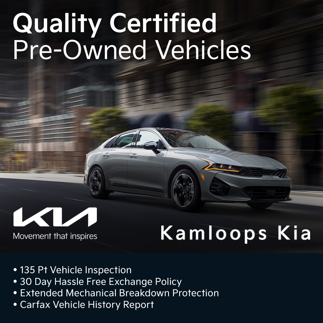 Certified Pre-owned Kia Vehicles in Kamloops