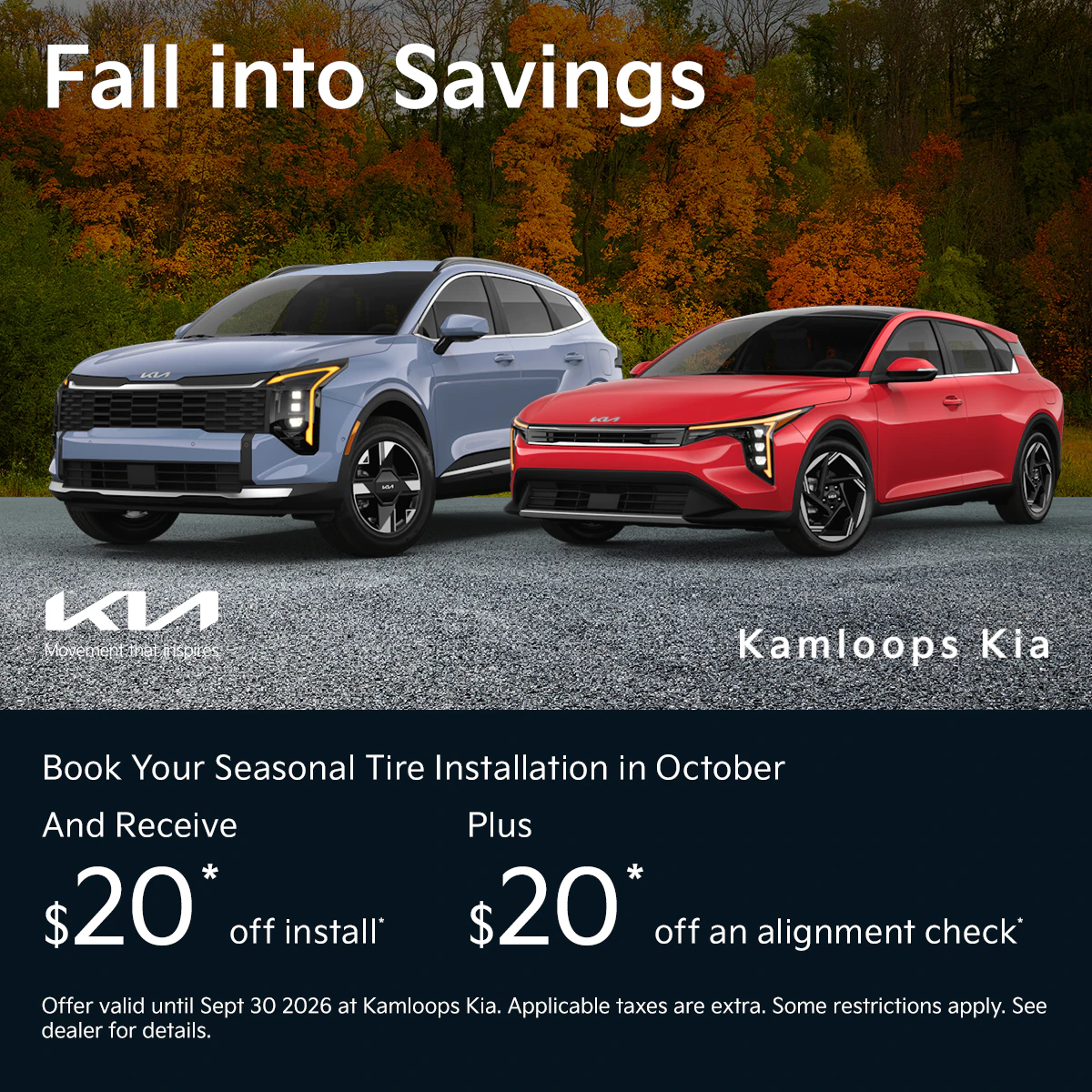 Winter Tire Install & Alignment Check Special Winter Tire Install & Alignment Check Special