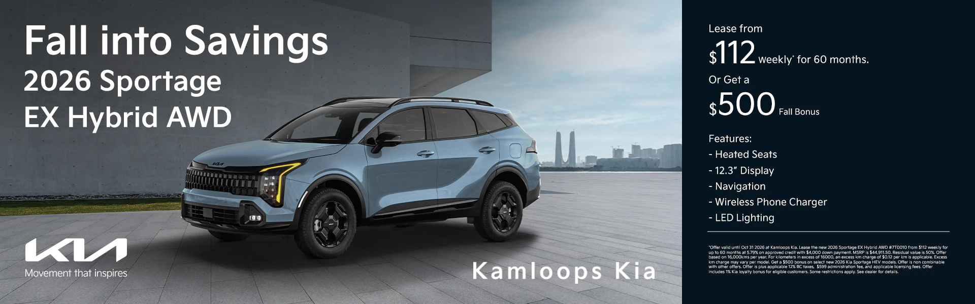 Kia_Oct2026_SportageEX_1920x600_V01