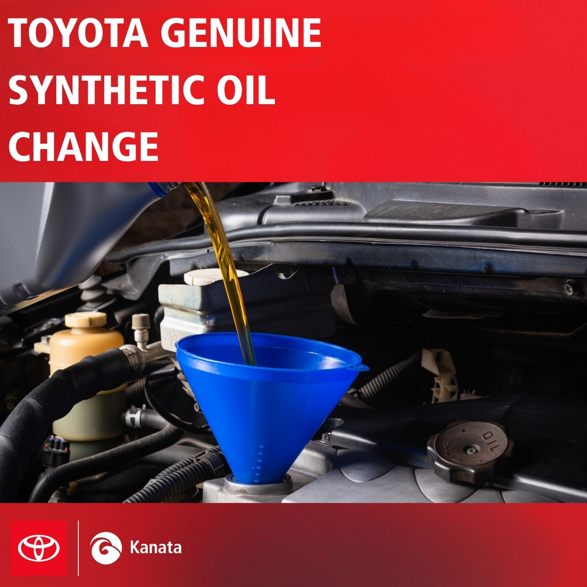 Service: Toyota Genuine Synthetic Oil Change Service: Toyota Genuine Synthetic Oil Change