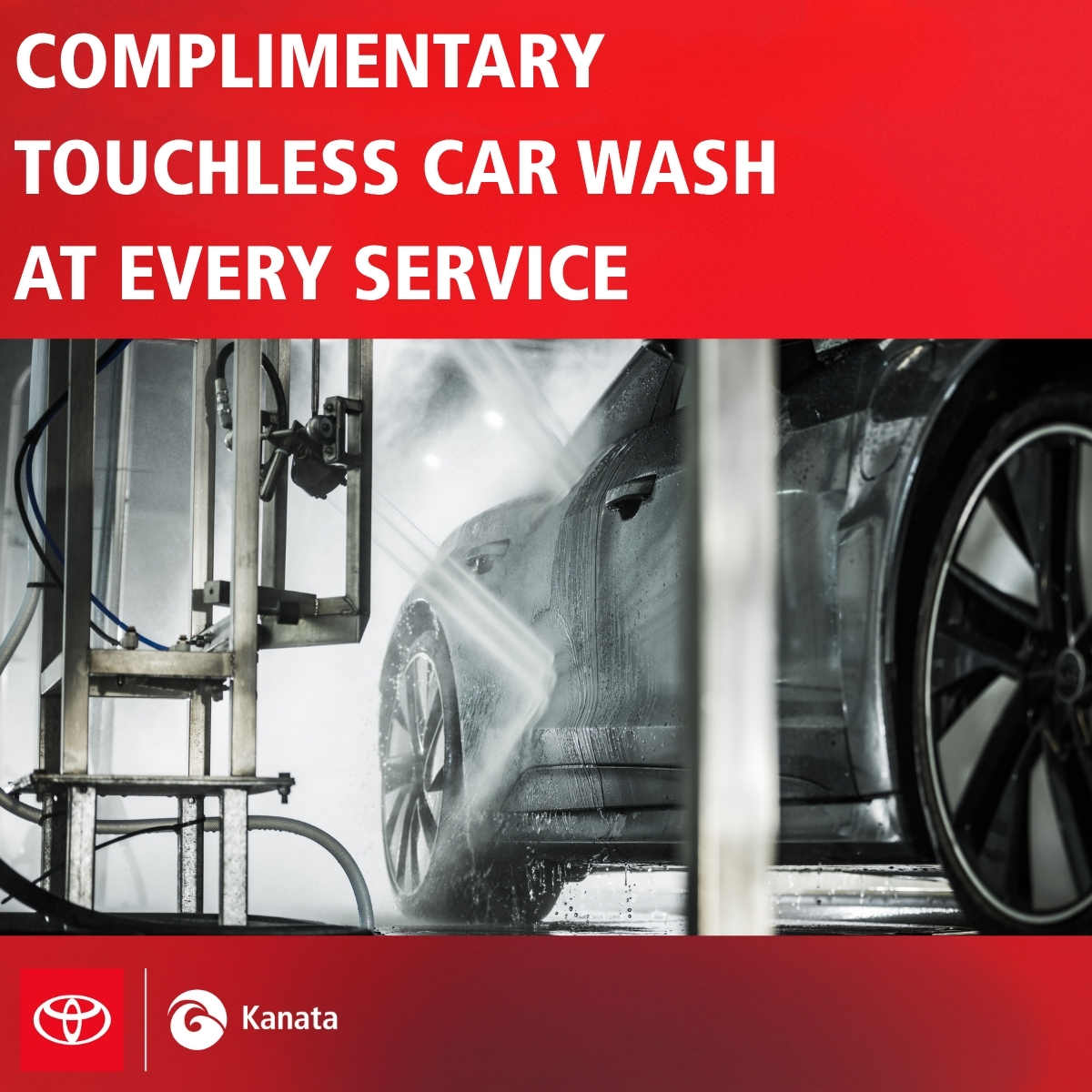 Kanata Toyota Exclusive: Complimentary Touchless Car Wash At Every Service Kanata Toyota Exclusive: Complimentary Touchless Car Wash At Every Service