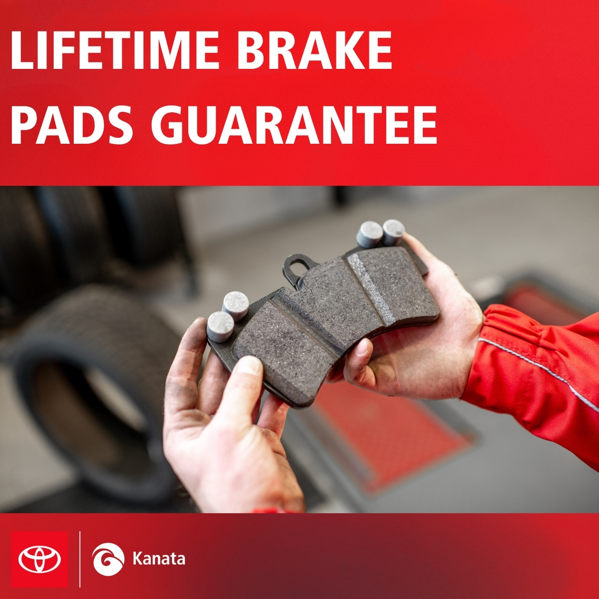 Offer – Lifetime Brake Pads Guarantee
