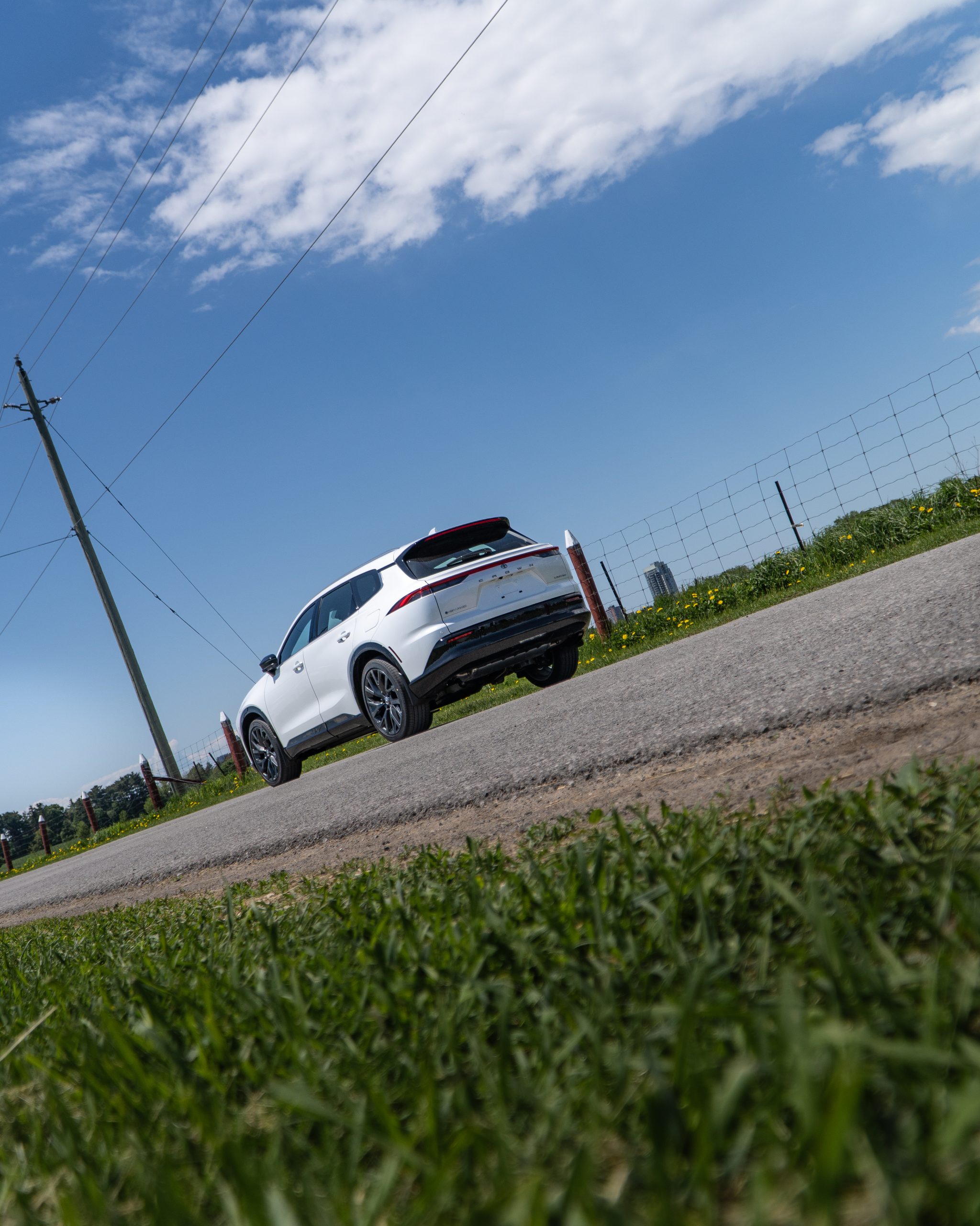 Rear low angle of 2025 Toyota Crown Signia