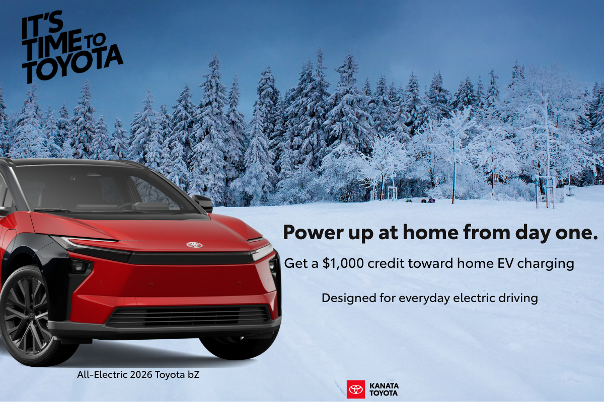 2026 Toyota bZ all-electric SUV offer at Kanata Toyota