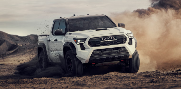 &nbsp; <h3><strong>Tacoma TRD Pro Hybrid Highlights</strong></h3>  <p style="font-size:16px;line-height:1.7;max-width:900px">   The 2026 Toyota Tacoma TRD Pro Hybrid is engineered for extreme off-road performance and durability.   Powered by the i-FORCE MAX 2.4L hybrid engine, it delivers confident torque and responsiveness for   challenging terrain. Signature TRD Pro features include IsoDynamic Performance Front Seats designed   to improve control and comfort off-road, aggressive 18" TRD Pro alloy wheels, and front and rear   recovery hooks for added confidence when the trail gets tough. </p>