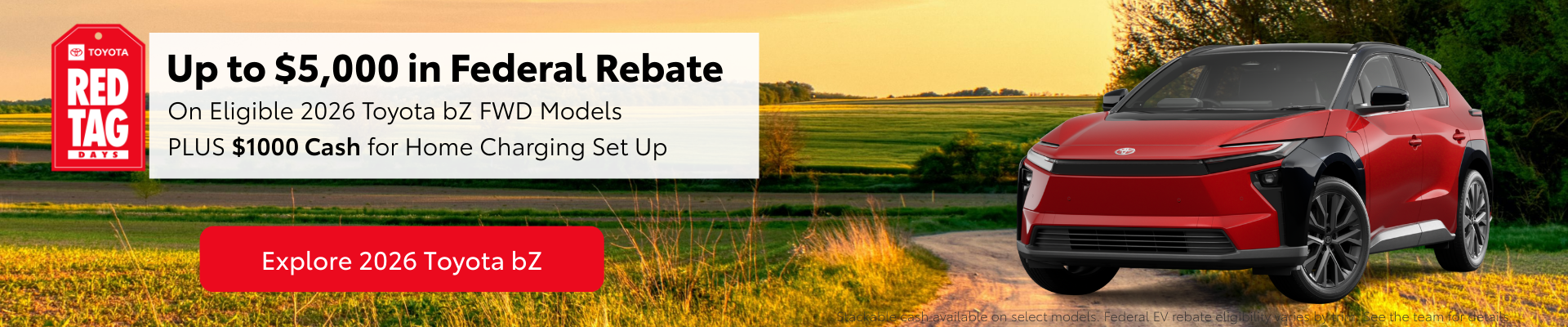 2026 Toyota bZ Canada EV rebate details available at Kanata Toyota in Ottawa.