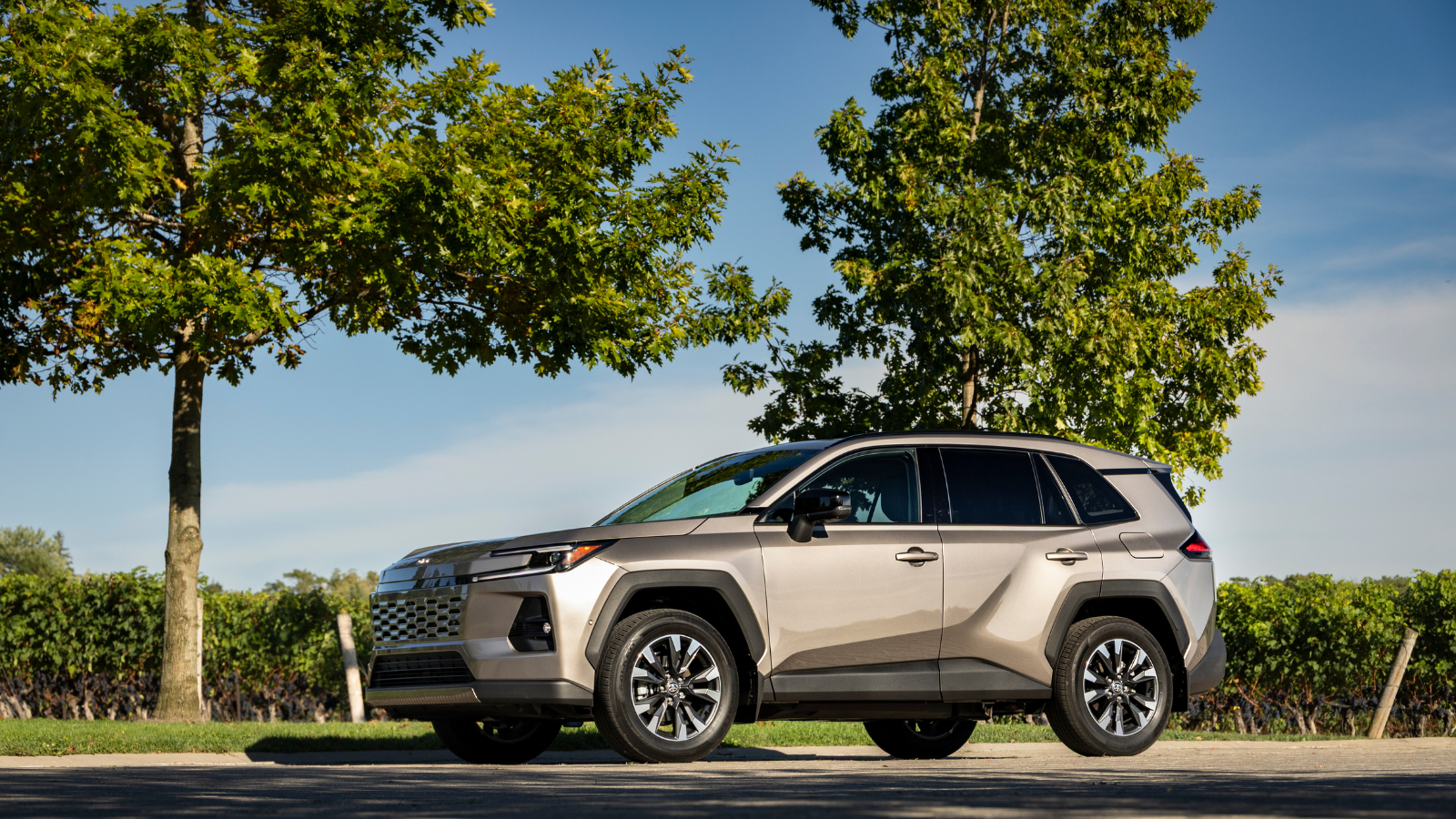 2026 Toyota RAV4 in Brown Sugar Metallic parked outdoors available at Kanata Toyota in Ottawa