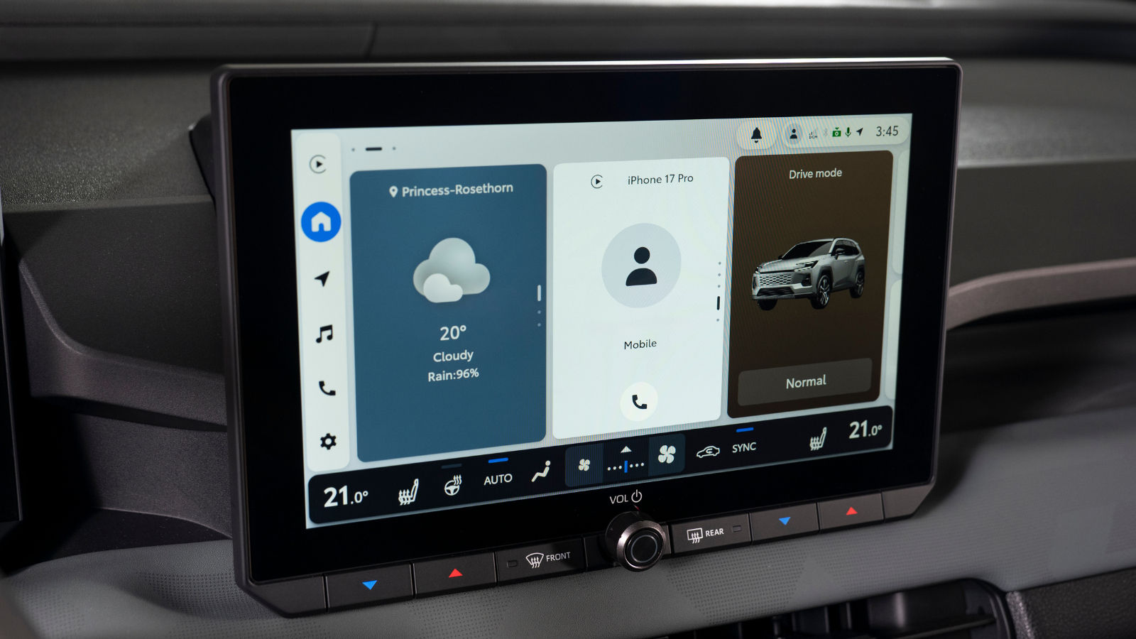 2026 Toyota RAV4 interior touchscreen and dashboard technology at Kanata Toyota in Ottawa