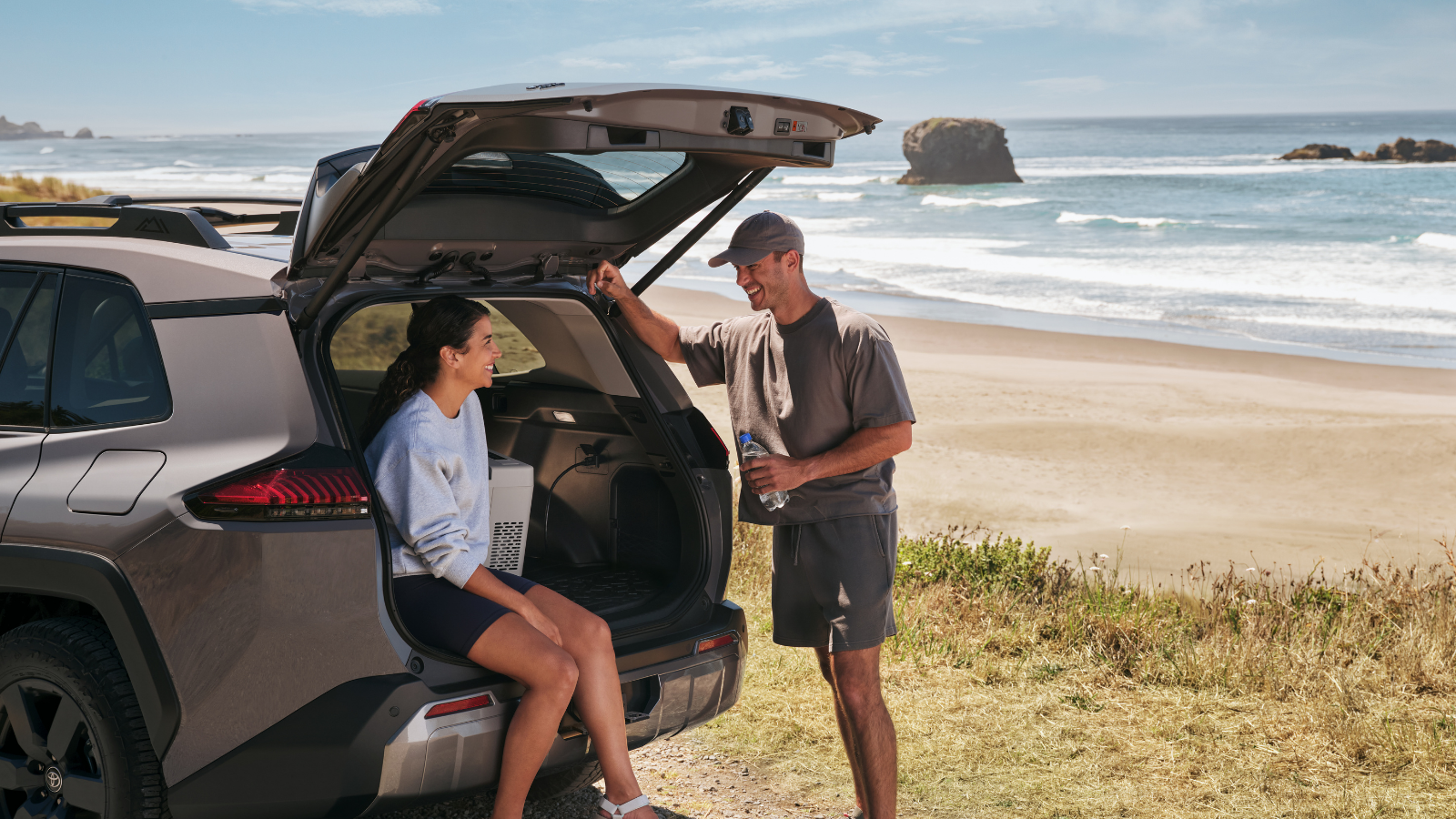 2026 Toyota RAV4 Woodland cargo area demonstrating everyday versatility and cargo space available at Kanata Toyota in Ottawa