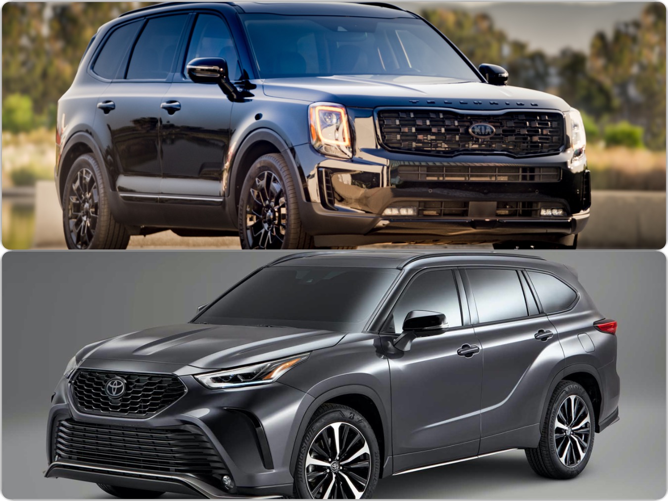 Kia-Trois-Rivières-Toyota-Highlander-2021-vs-Kia-Telluride