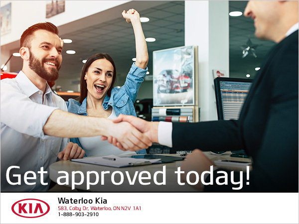 Get Approved for Credit Today with Waterloo Kia! Get Approved for Credit Today with Waterloo Kia!