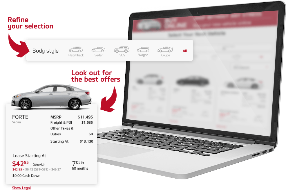 configure new kia