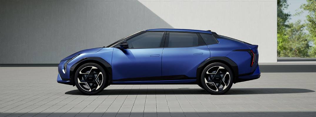 Side view of 2026 Kia EV4.