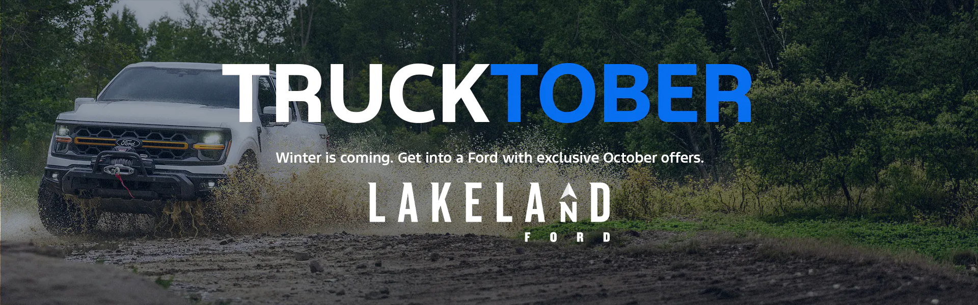 Lakeland Ford Trucktober Landing Page Hero Banner