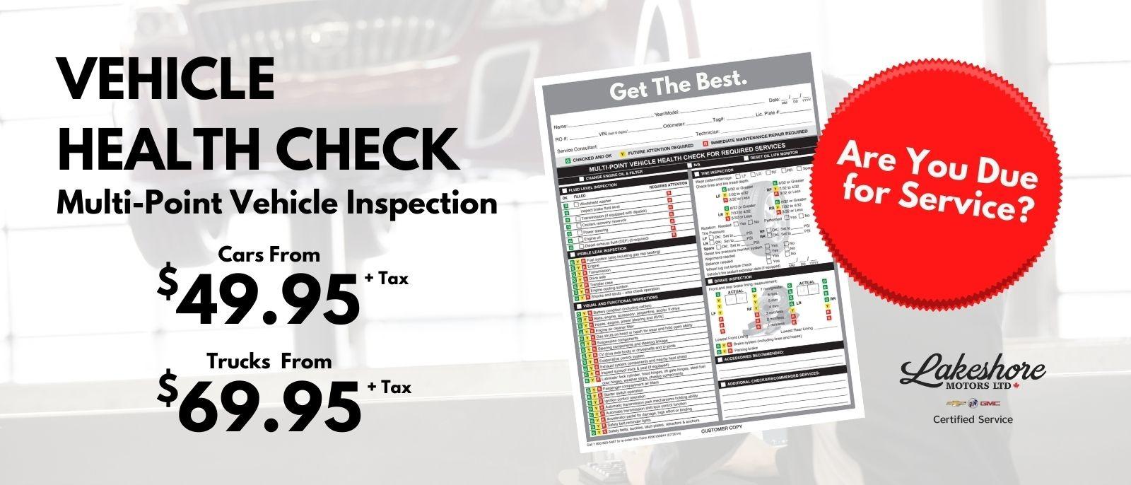 vehicle health check