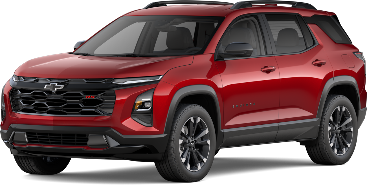 A red 2026 Chevrolet Equinox RS