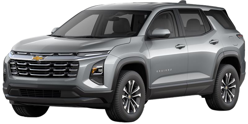 A silver 2026 Chevrolet Equinox LT