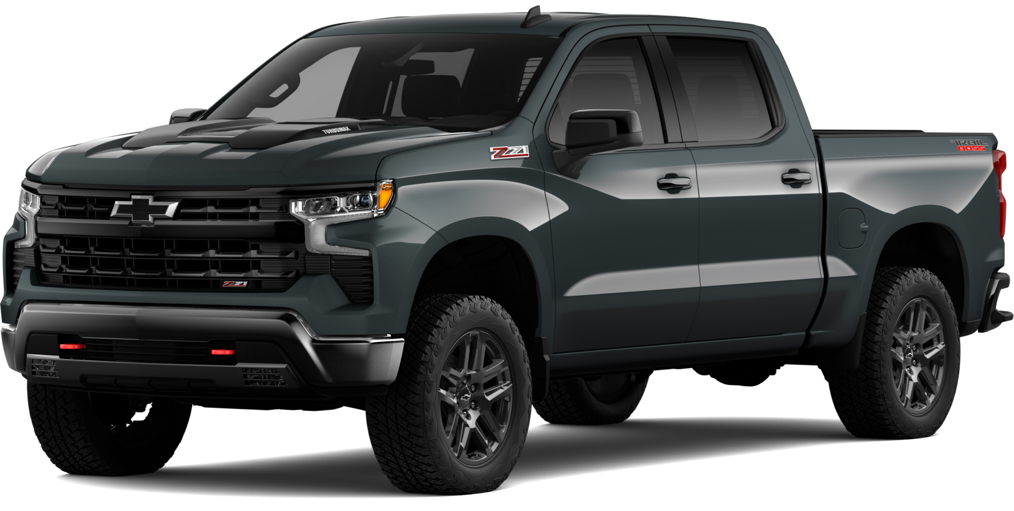 A black 2026 Chevrolet Silverado 1500 LT Trail Boss