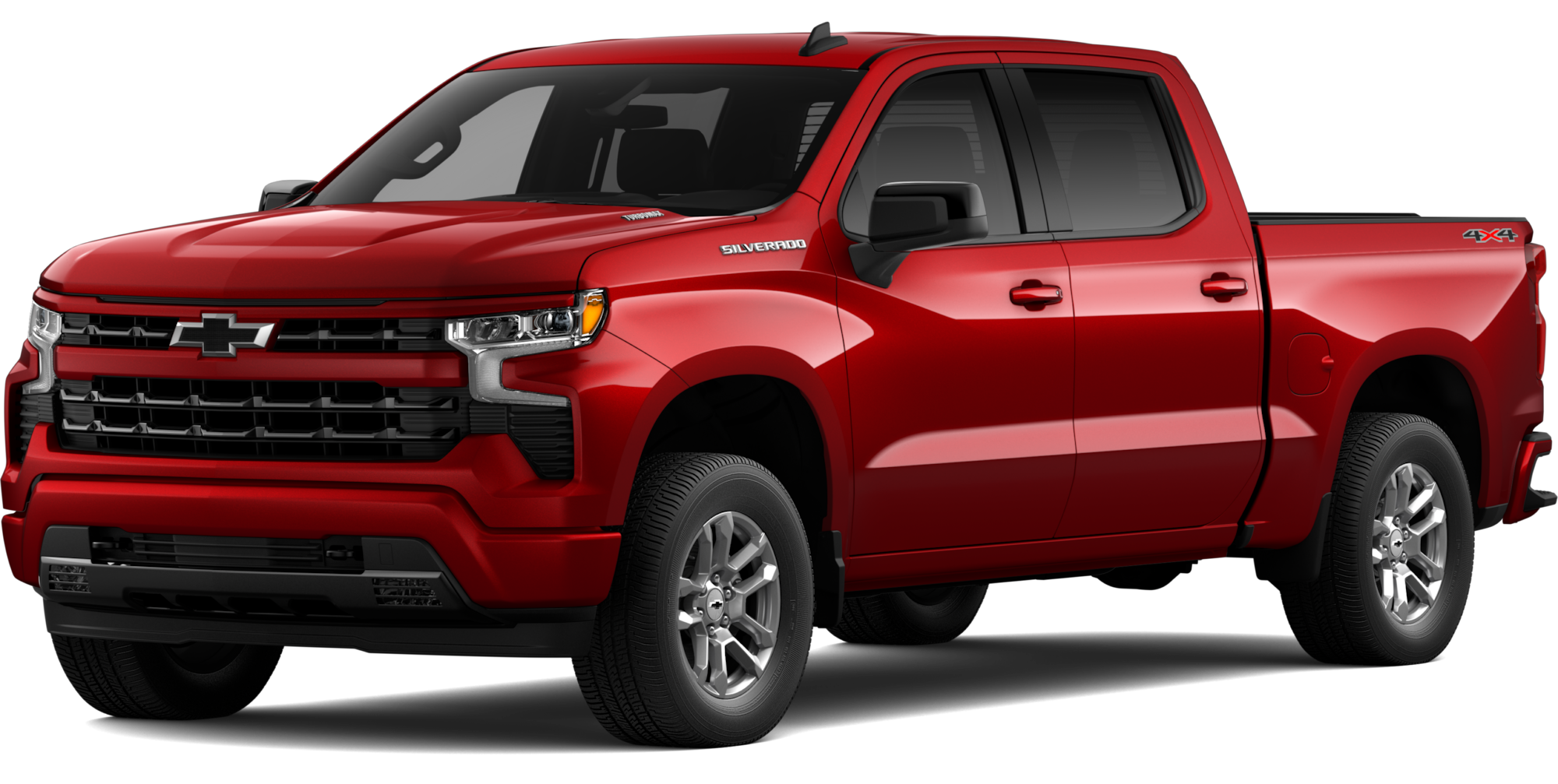 A red 2026 Chevrolet Silverado 1500 RST
