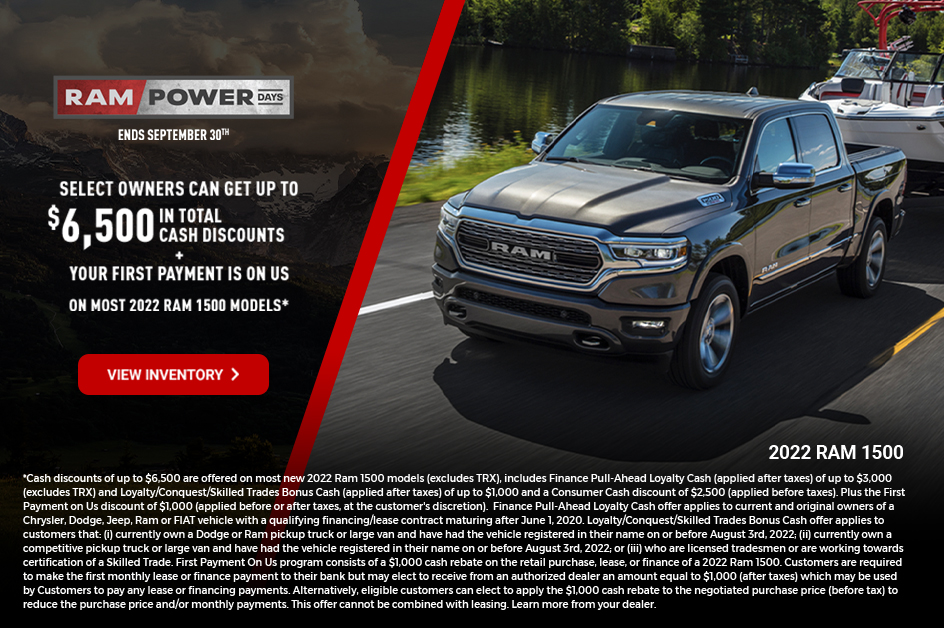 Sept RAM 1500 Offer