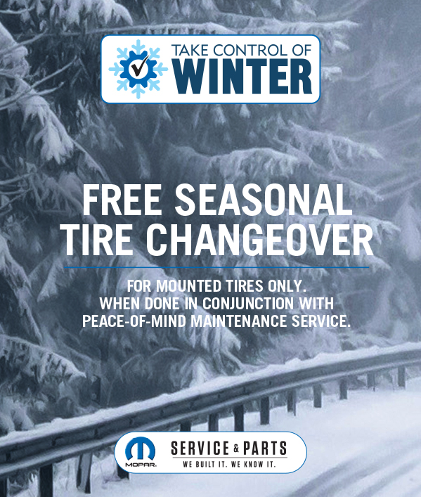 FREE Seasonal Tire Changeover FREE Seasonal Tire Changeover
