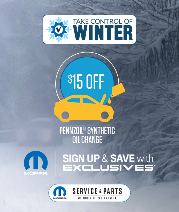 $15 OFF synthetic oil change $15 OFF synthetic oil change