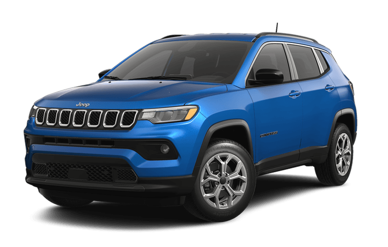 A blue 2026 Jeep Compass North