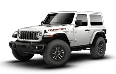 A white 2026 Jeep Wrangler Rubicon X